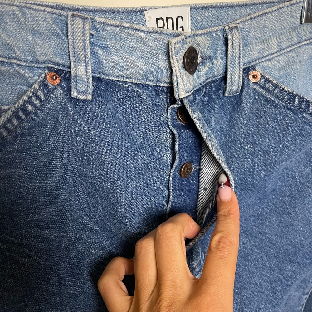 BDG Blue Denim Mini Skirt - Picture 5 of 7